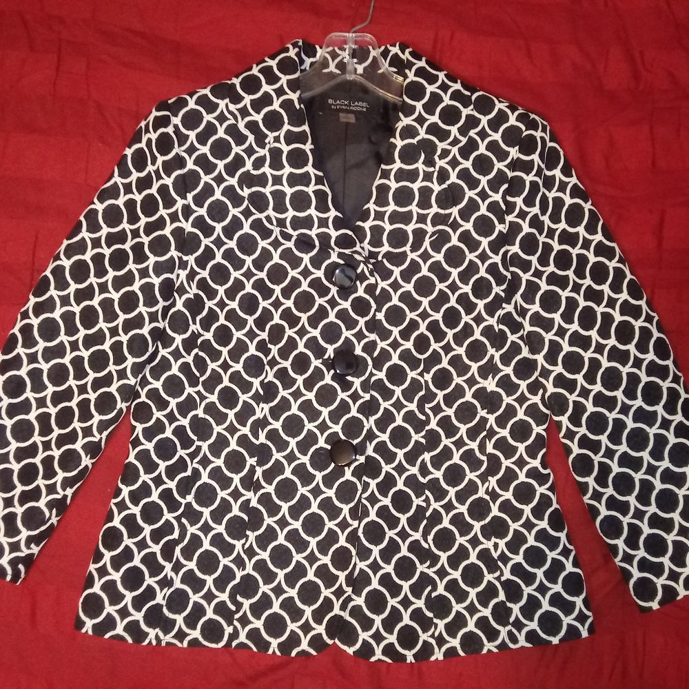 Women's Blazer by Black Label by Evan-Picone